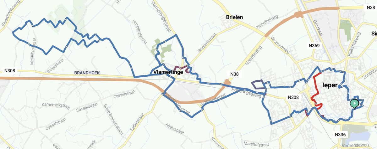 Alle afstanden donderdag