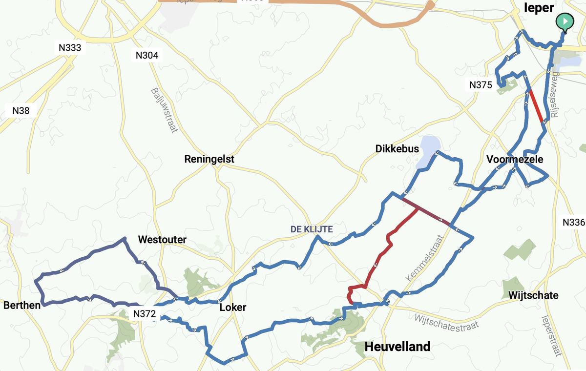 Alle afstanden vrijdag